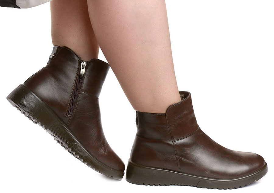 женские ботинки натуральная кожа / шерсть марко беларусь