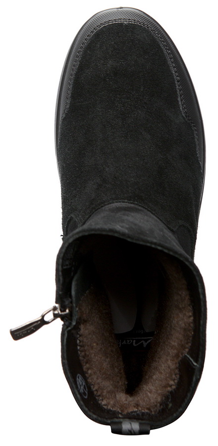 женские ботинки натуральная кожа (велюр)  / шерсть марко беларусь