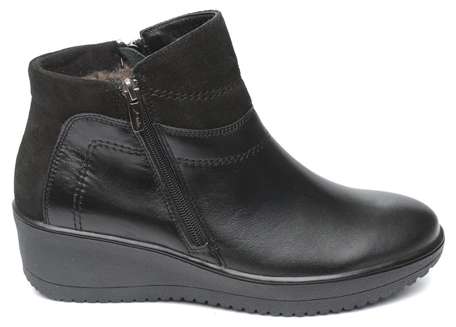 женские ботинки натуральная кожа+натуральная кожа велюр  / шерсть марко беларусь