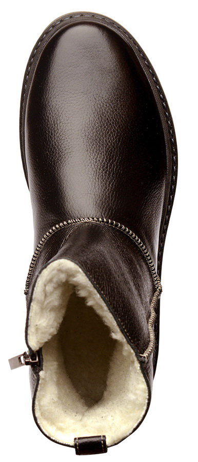 мужские полусапоги натуральная кожа / шерсть corvetto 