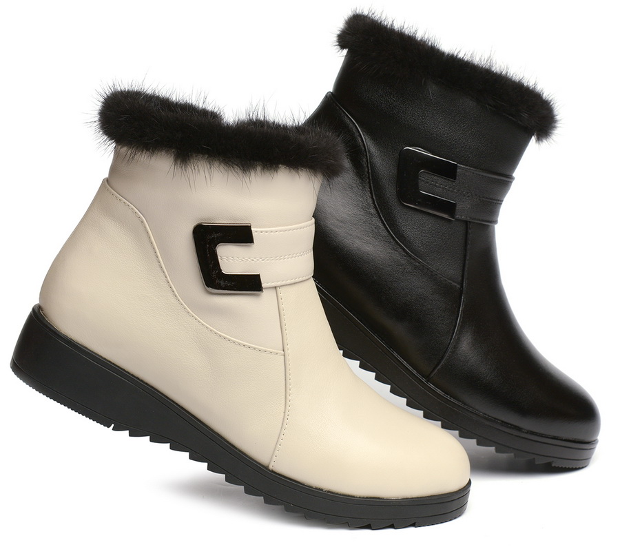 женские ботинки натуральная кожа натуральный мех gugu германия 