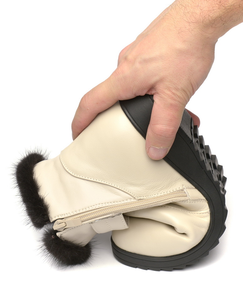 женские ботинки натуральная кожа натуральный мех gugu германия 