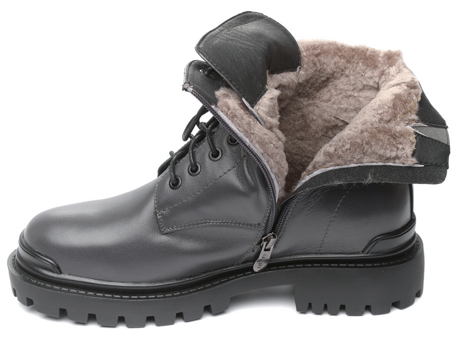 женские ботинки натуральная кожа натуральный мех gugu германия