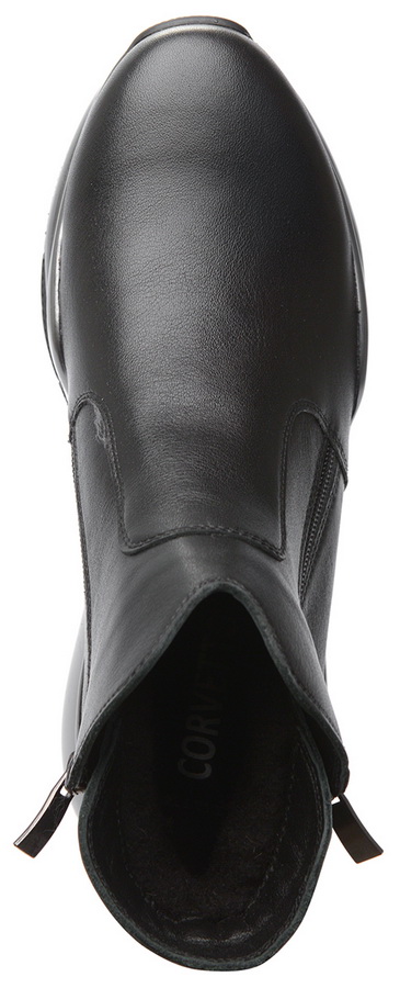 женские ботинки натуральная кожа/шерсть  corvetto