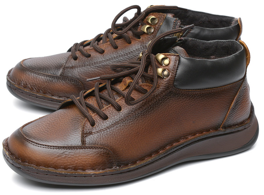 мужские полуботинки натуральная кожа/шерсть corvetto 