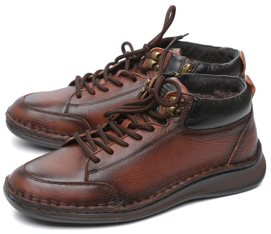 мужские полуботинки натуральная кожа/шерсть corvetto 