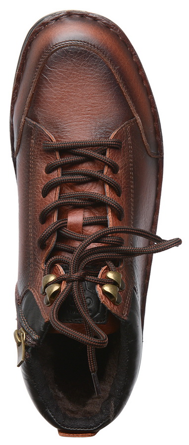 мужские полуботинки натуральная кожа/шерсть corvetto 