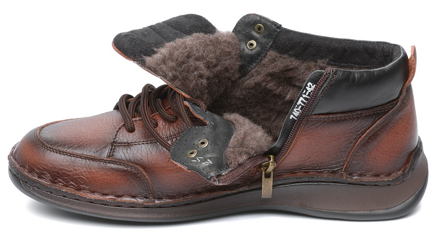 мужские полуботинки натуральная кожа/шерсть corvetto 