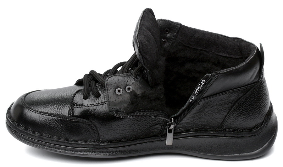 мужские полуботинки натуральная кожа/шерсть corvetto 