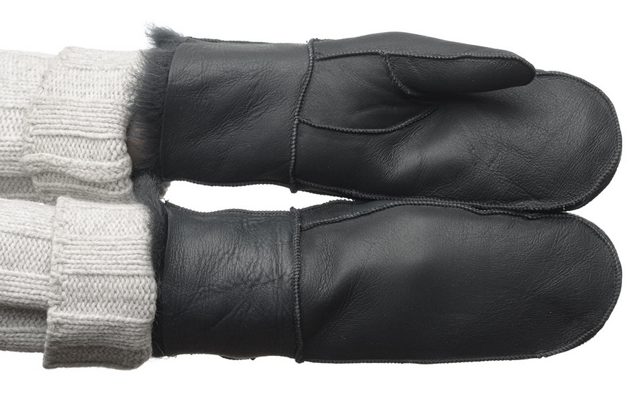 женские варежки дублёнка / мутон 7(s)-8,5(2xl)