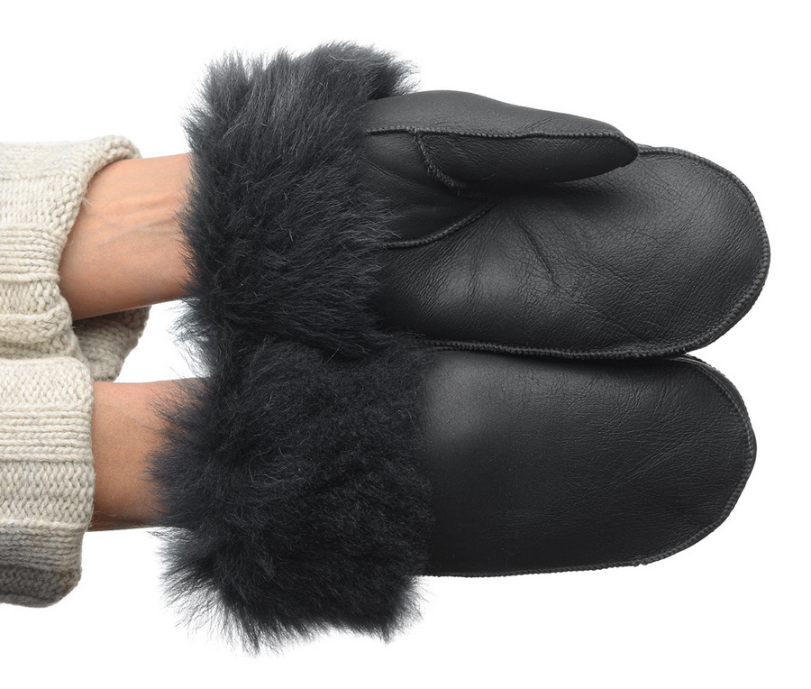 женские варежки дублёнка / мутон 7(s)-8,5(2xl)