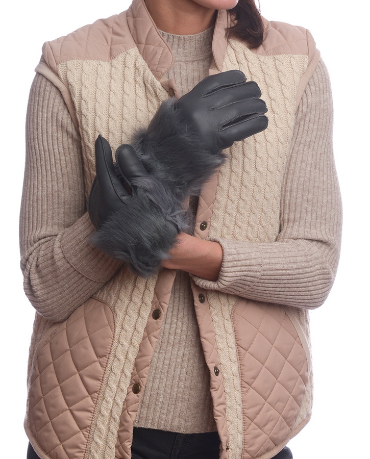 женские перчатки дублёнка / мутон m=7,5,l=8, xl=8,5, 2xl=9