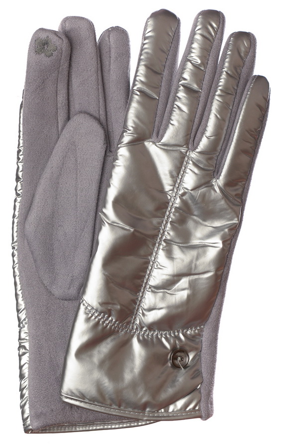 женские перчатки трикотаж на флисе