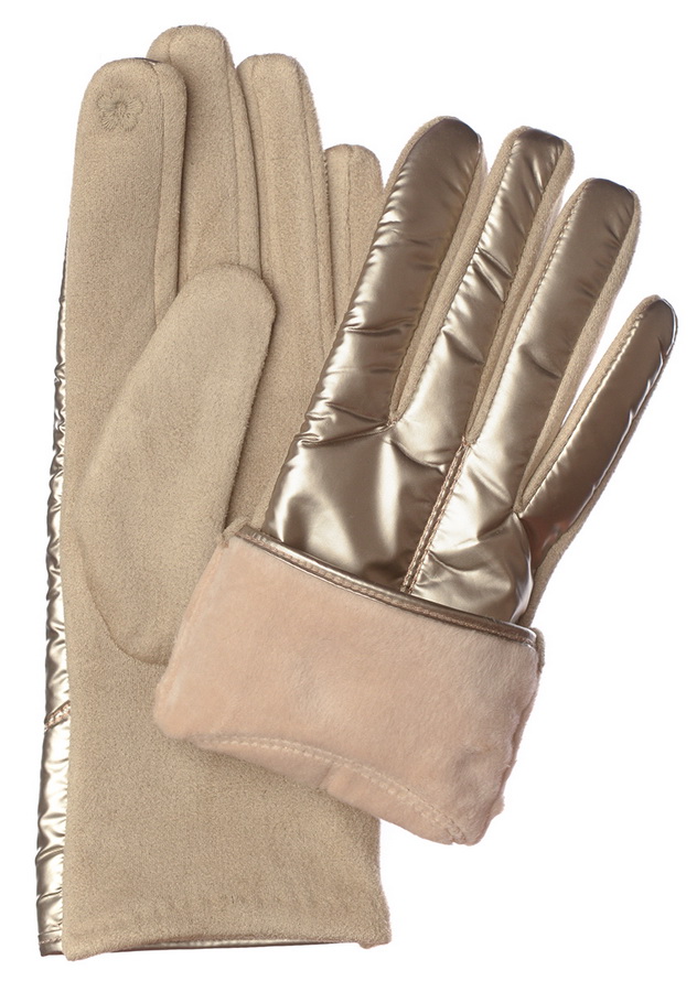 женские перчатки трикотаж на флисе