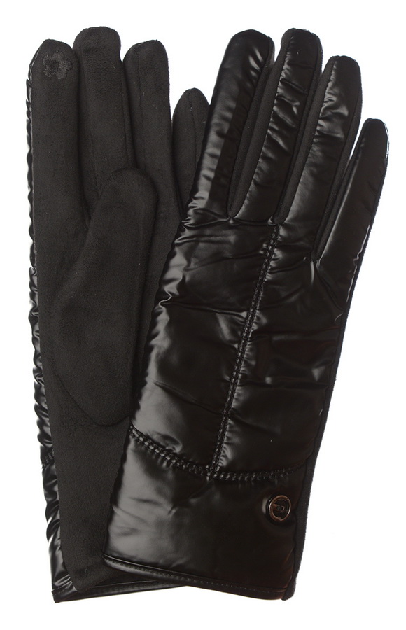 женские перчатки трикотаж на флисе