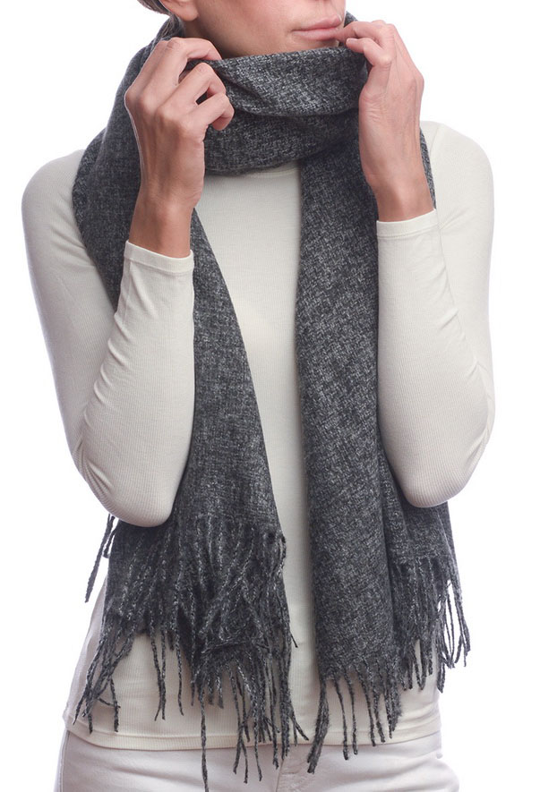 палантин кашемир меланж 190*70 см италия/турция 