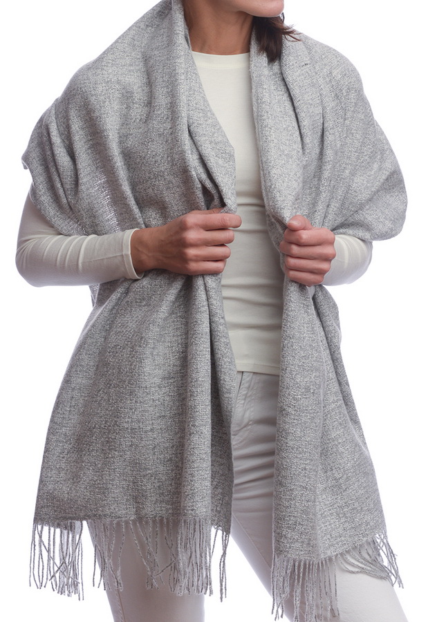 палантин кашемир меланж 190*70 см италия/турция 