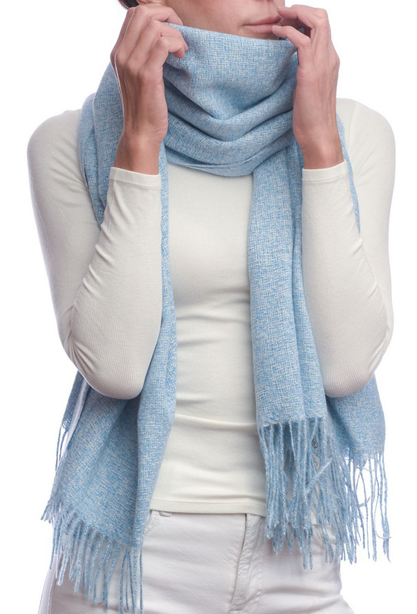 палантин кашемир меланж 190*70 см италия/турция 