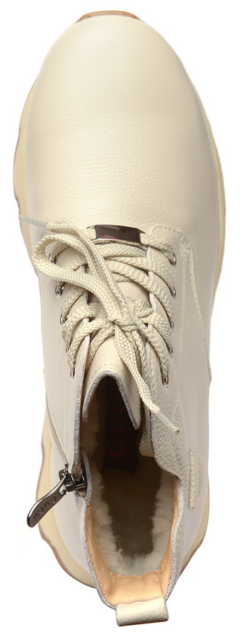 женские ботинки натуральная кожа натуральный мех gugu германия