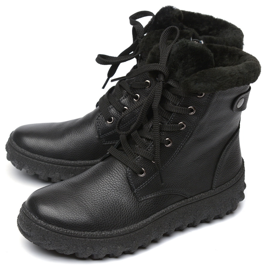 женские ботинки натуральная кожа натуральный мех gugu германия