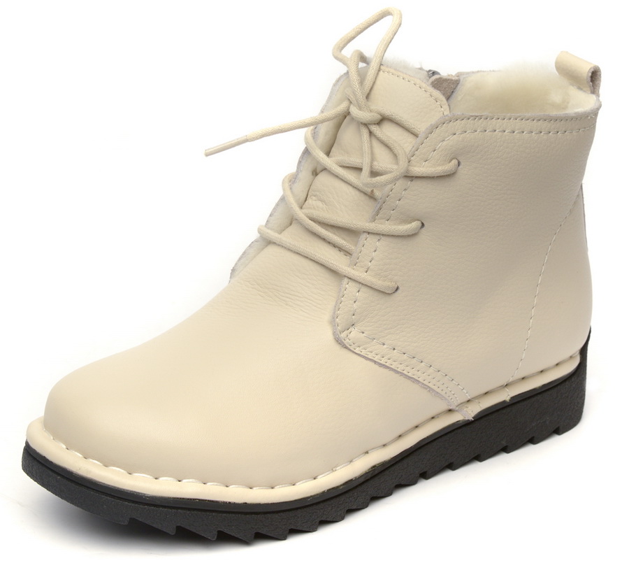 женские ботинки натуральная кожа натуральный мех gugu германия