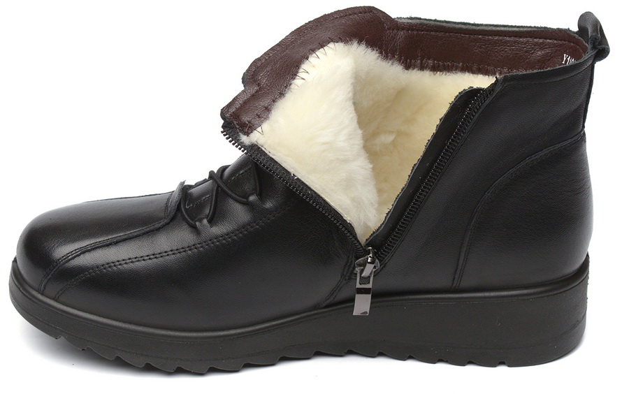 женские ботинки натуральная кожа / натуральный мех  corvetto италия