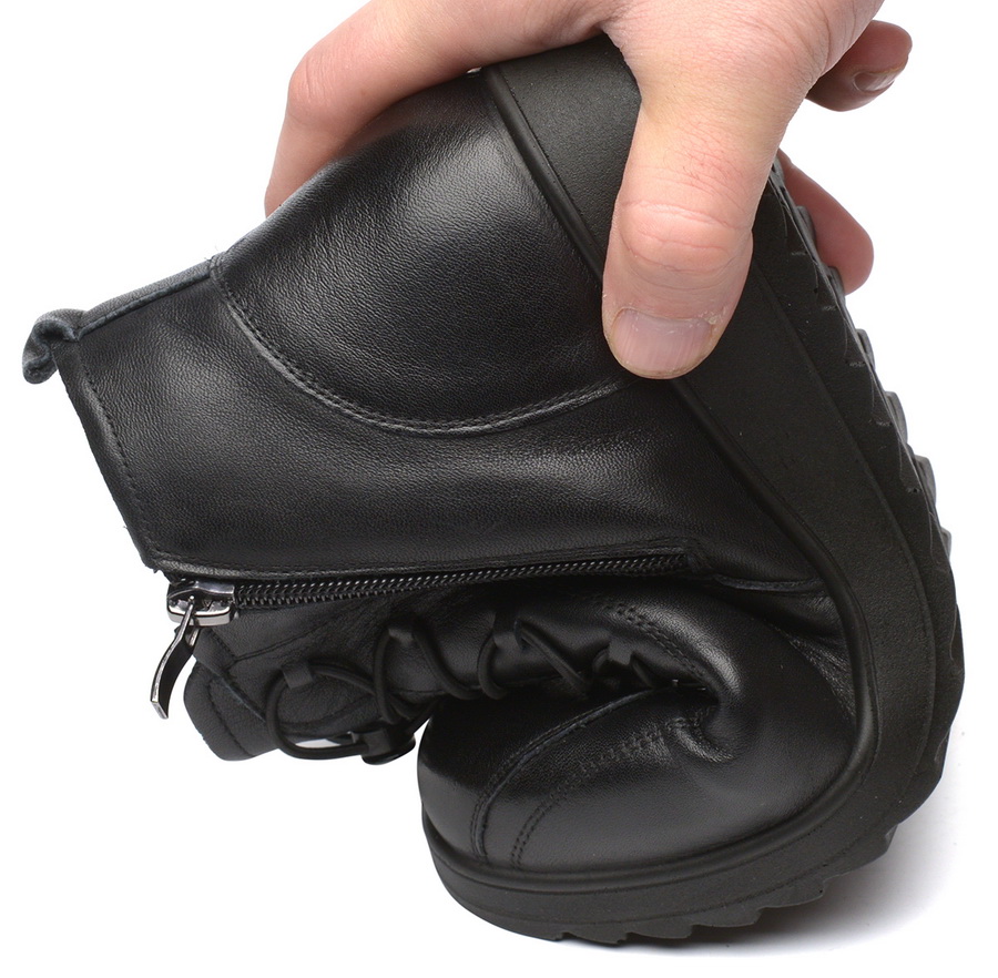 женские ботинки натуральная кожа / натуральный мех  corvetto италия