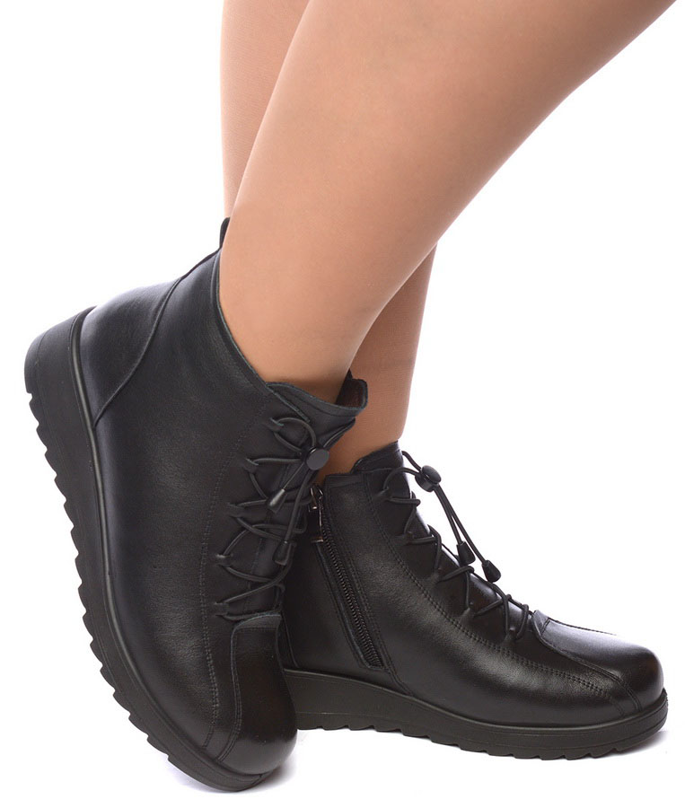 женские ботинки натуральная кожа / натуральный мех  corvetto италия