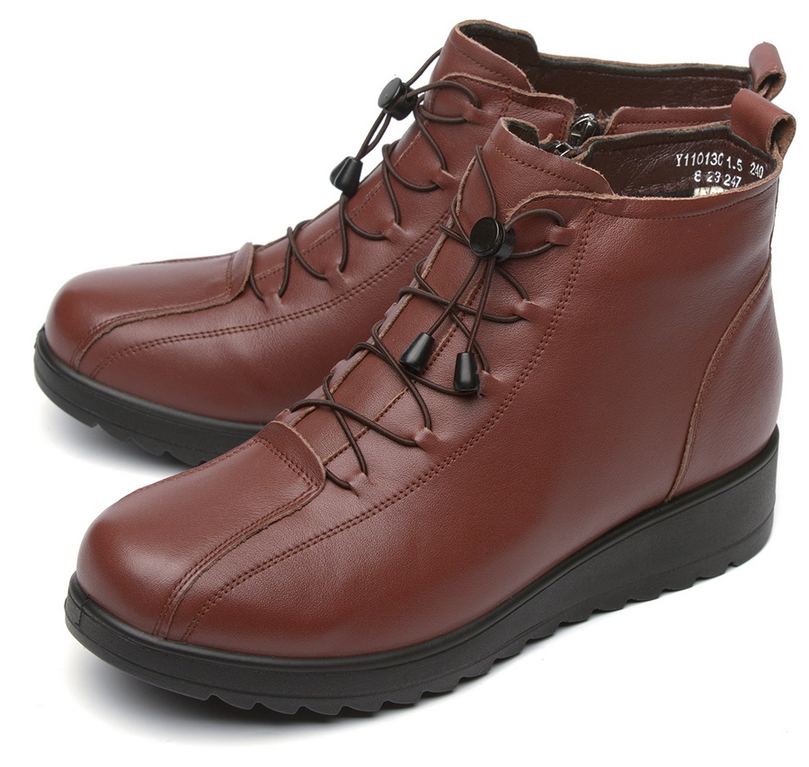 женские ботинки натуральная кожа / натуральный мех  corvetto италия