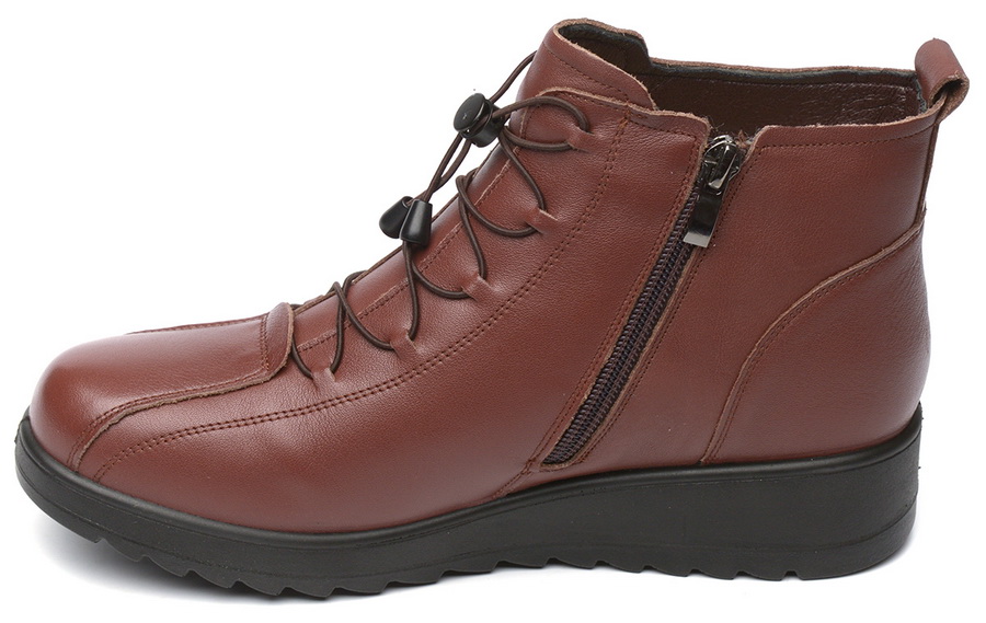 женские ботинки натуральная кожа / натуральный мех  corvetto италия