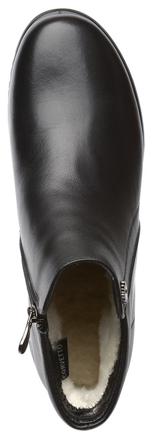 женские ботинки натуральная кожа / натуральный мех  corvetto италия