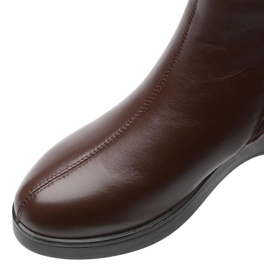 женские полусапоги натуральная кожа / натуральный мех  corvetto италия