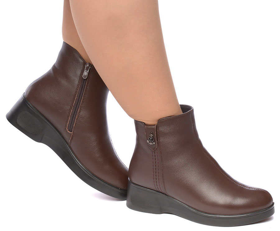 женские полусапоги натуральная кожа / натуральный мех  corvetto италия