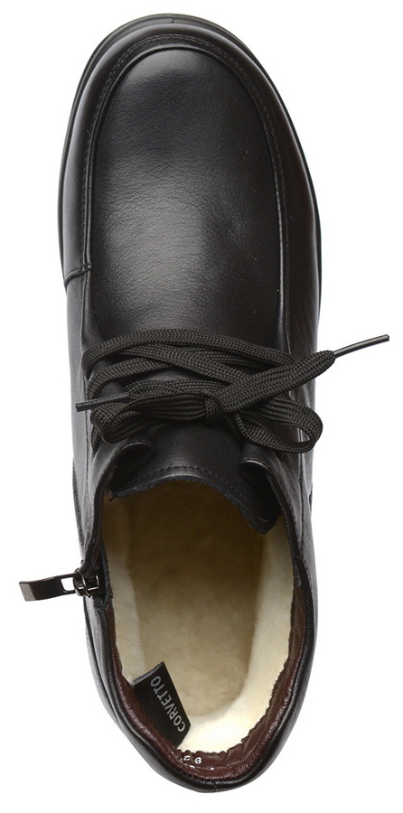 женские ботинки натуральная кожа / натуральный мех  corvetto италия