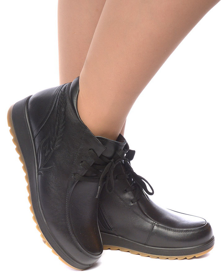 женские ботинки натуральная кожа / натуральный мех  corvetto италия