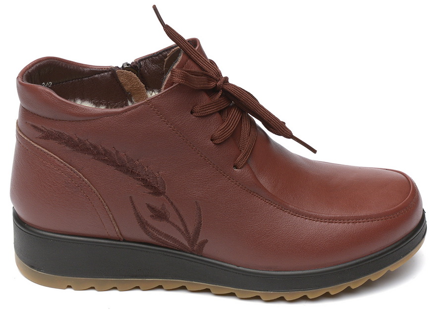 женские ботинки натуральная кожа / натуральный мех  corvetto италия