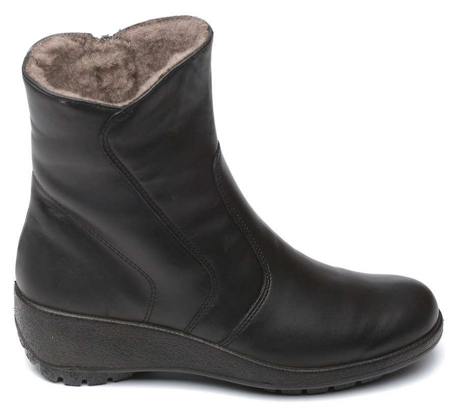 женские полусапоги натуральная кожа ворсовый трикотаж (шерсть) отико беларусь