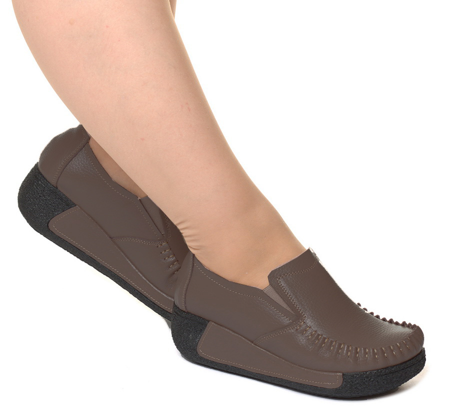 женские мокасины на танкетке натуральная кожа binifoot/bnf тайвань