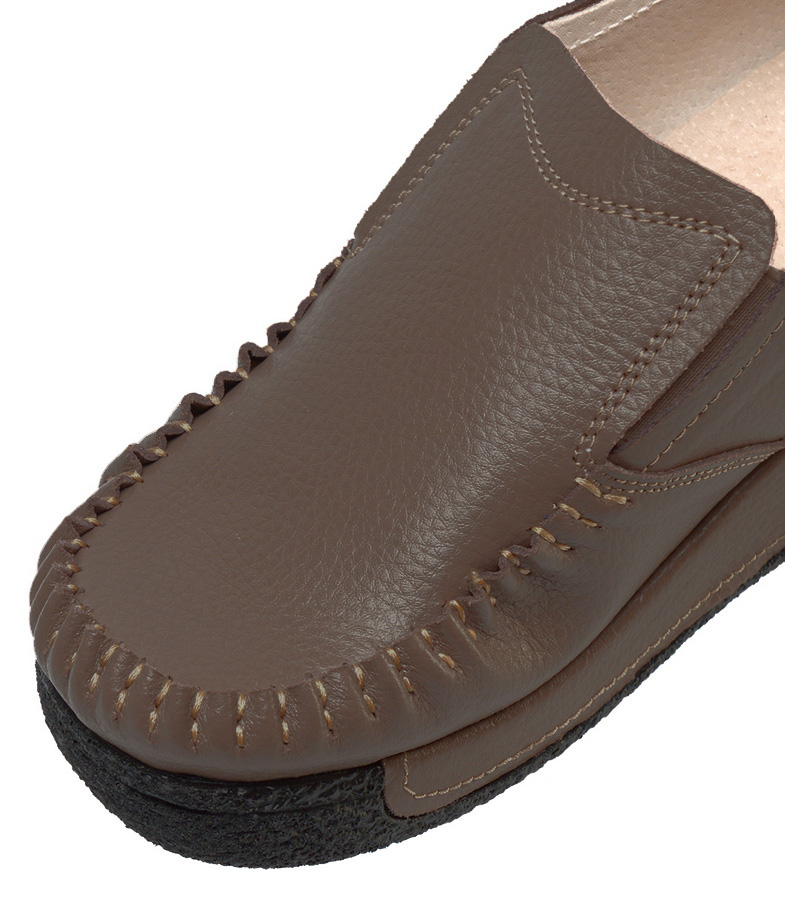 женские мокасины на танкетке натуральная кожа binifoot/bnf тайвань