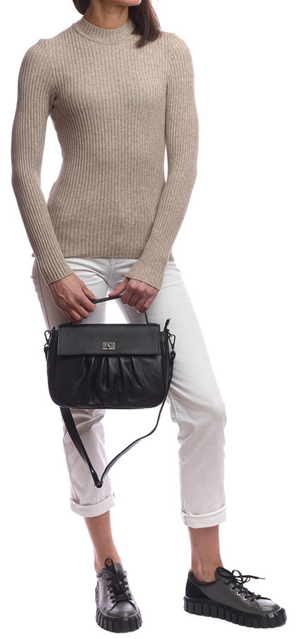 женская сумка натуральная кожа  kiki lok корея