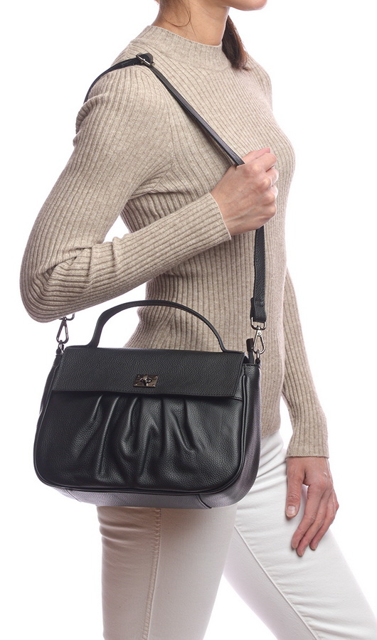 женская сумка натуральная кожа  kiki lok корея