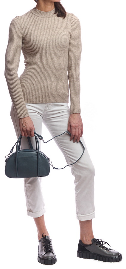 женская сумка натуральная кожа kiki lok корея