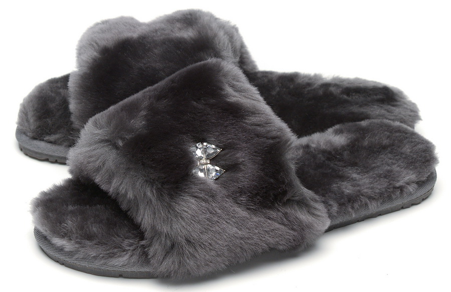 тапочки женские натуральный мех gugu