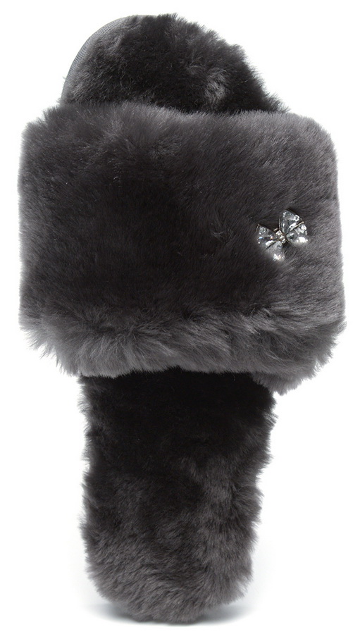 тапочки женские натуральный мех gugu