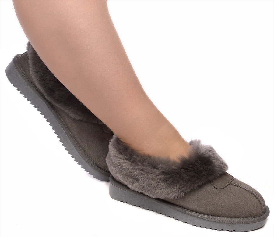 тапочки женские натуральный мех gugu