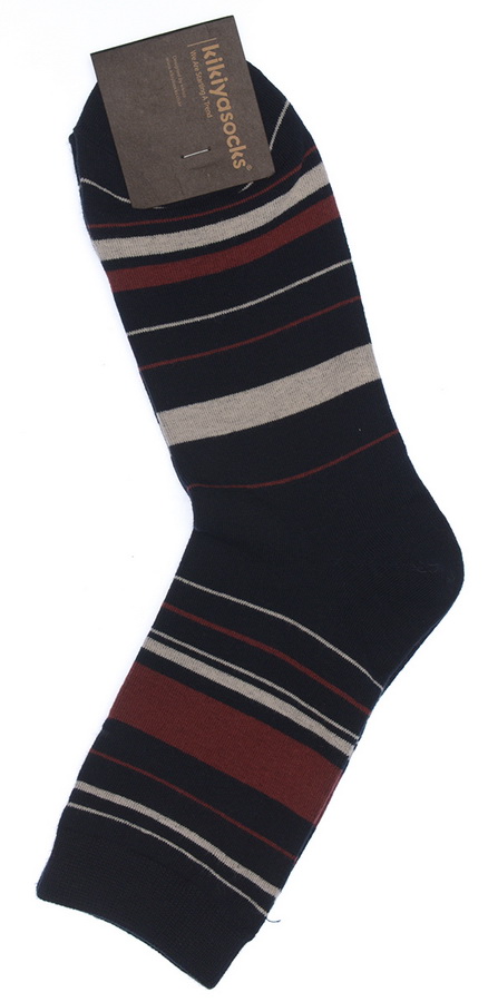 мужские носки  полоса kikiya корея