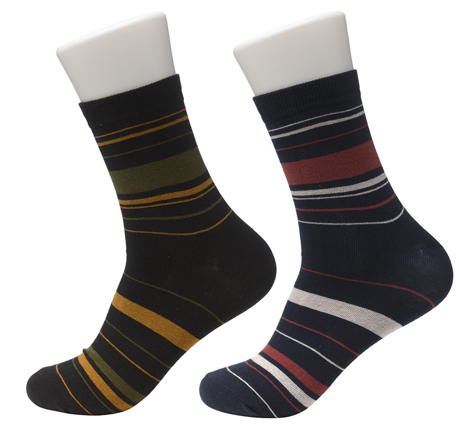 мужские носки  полоса kikiya корея