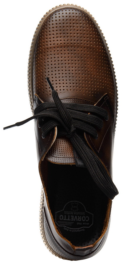 мужские полуботинки полуспортивные натуральная кожа corvetto италия