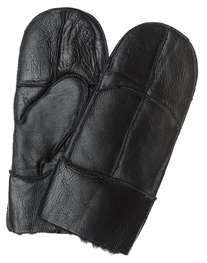 мужские варежки дублёнка / мутон м (9)-2xl (12)