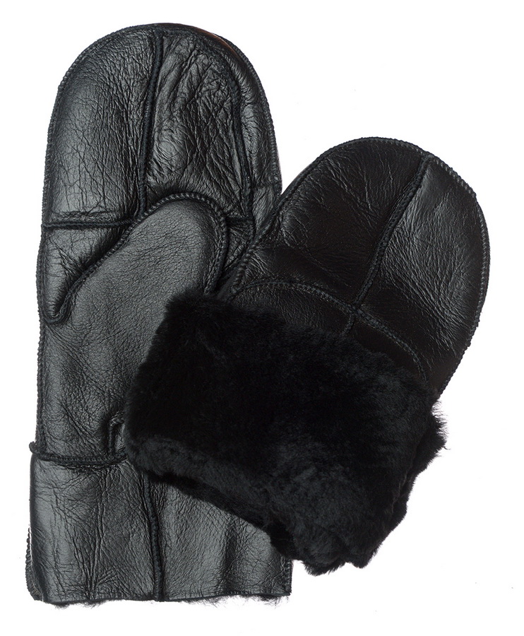 мужские варежки дублёнка / мутон м (9)-2xl (12)